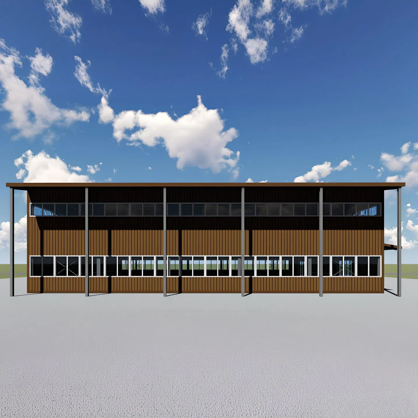 Buen precio China estructura modular de edificio de acero truss duradero y personalizado RS-C9999