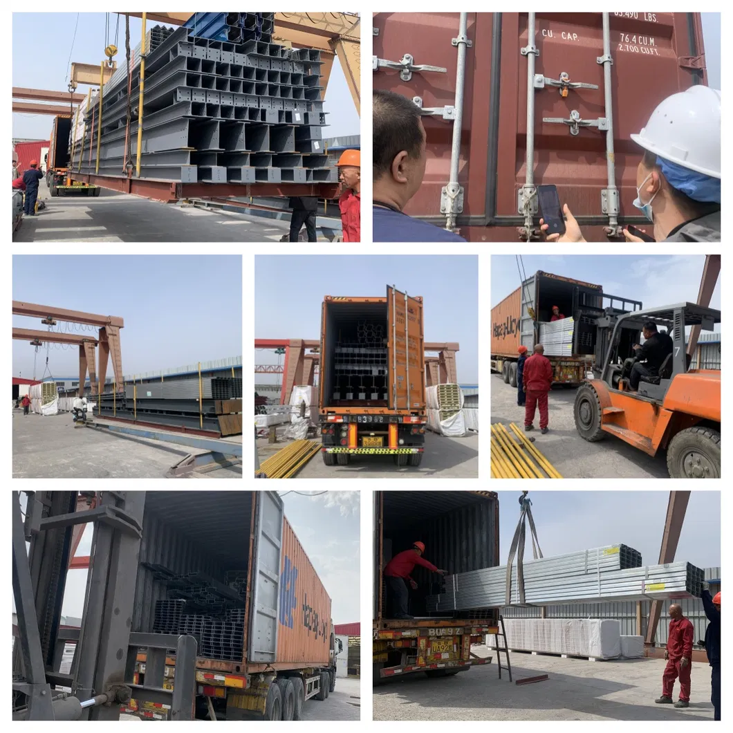 Estructura de acero construcción metálica edificio modular prefabricado para casa modular edificio de almacén