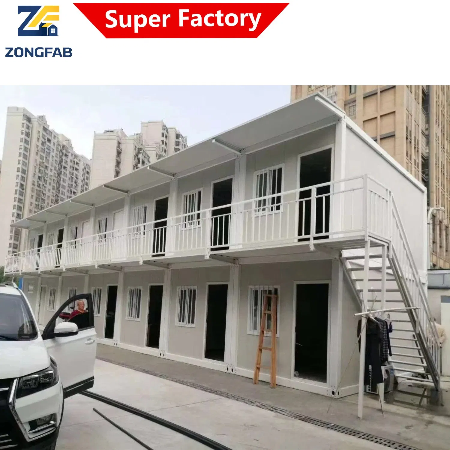 Sitio de construcción proyecto campamento ensamblaje desmontable edificio prefabricado vivienda casa portátil estudio alquiler turismo de alquiler negocio