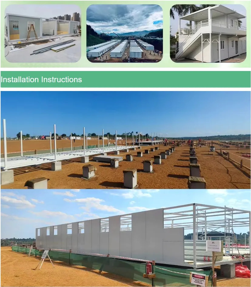 Construcciones Modulares de Montaje Rápido para Uso Temporal y Permanente