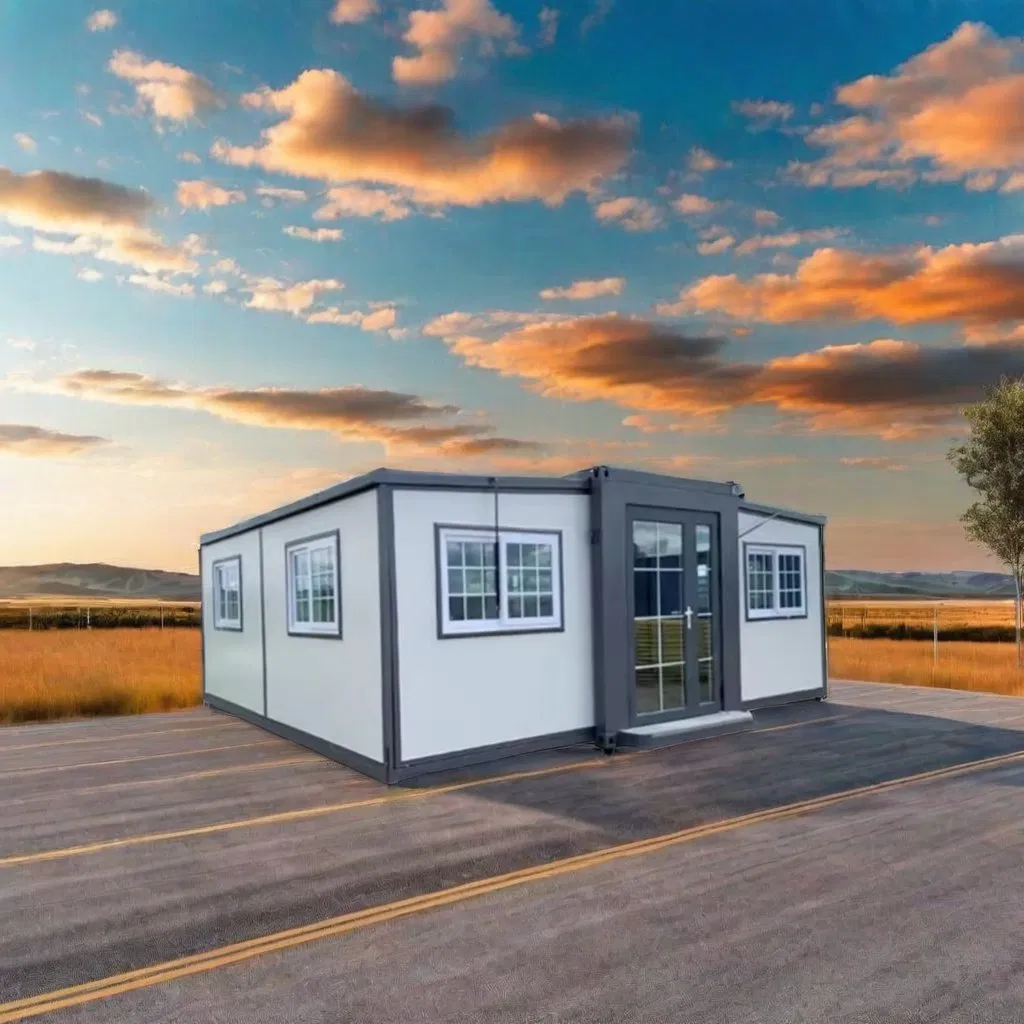 Construcción Moderna y Rápida de Casas Modulares con Baños Contenedores Residenciales Solarizados