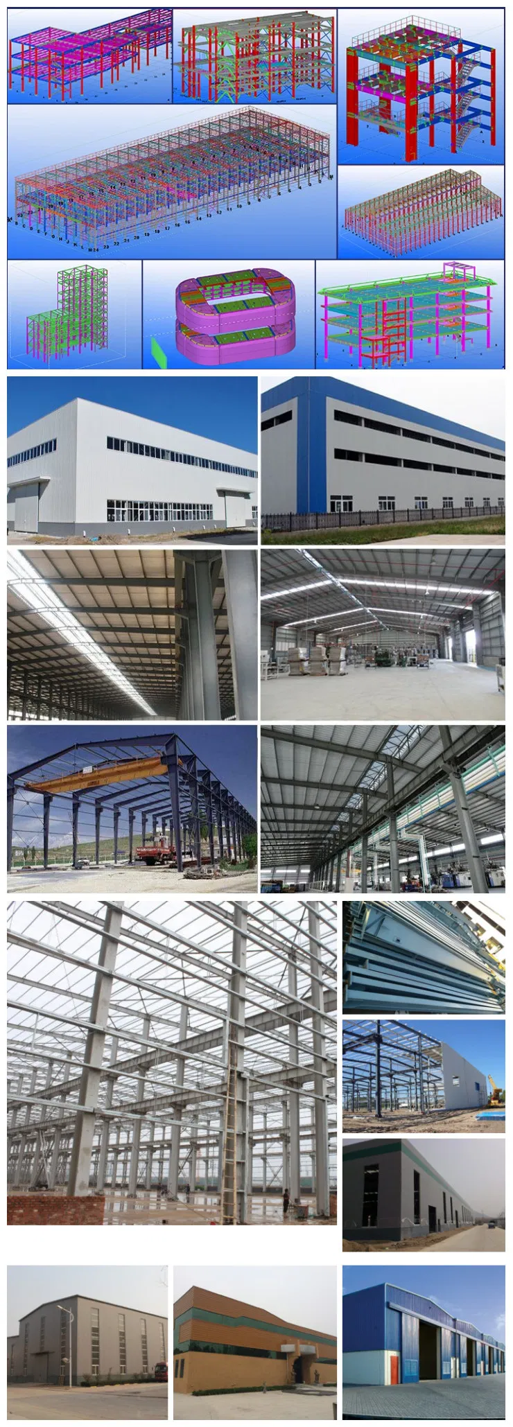 Montaje de estructura modular de acero