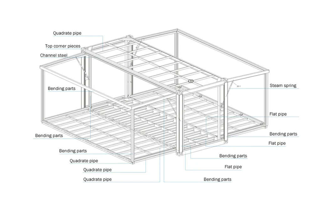 Casa modular prefabricada ecológica y expandible para vacaciones o vivienda permanente