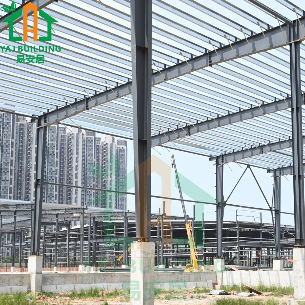 Estructura de acero comercial fábrica de prefabricados almacén Taller de Alto nivel moderno Edificio modular