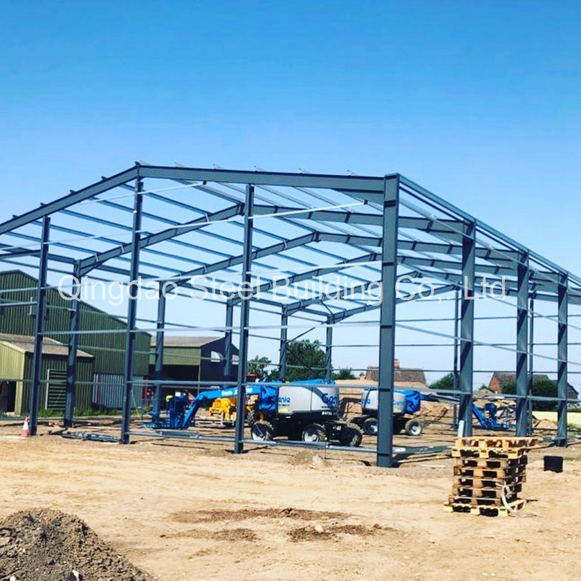 Edificio modular prefabricado para taller de estructura de acero, planta de acero, hangar, cobertizo agrícola, almacén de acero