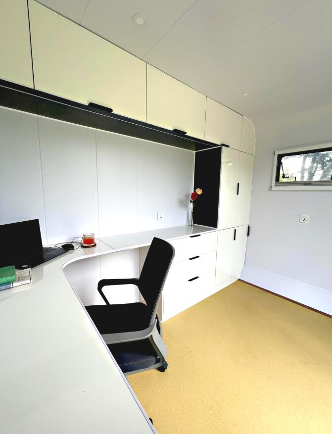 Casa Modular Prefabricada Inteligente de Lujo Suihe 3m Casa de Cápsula Espacial