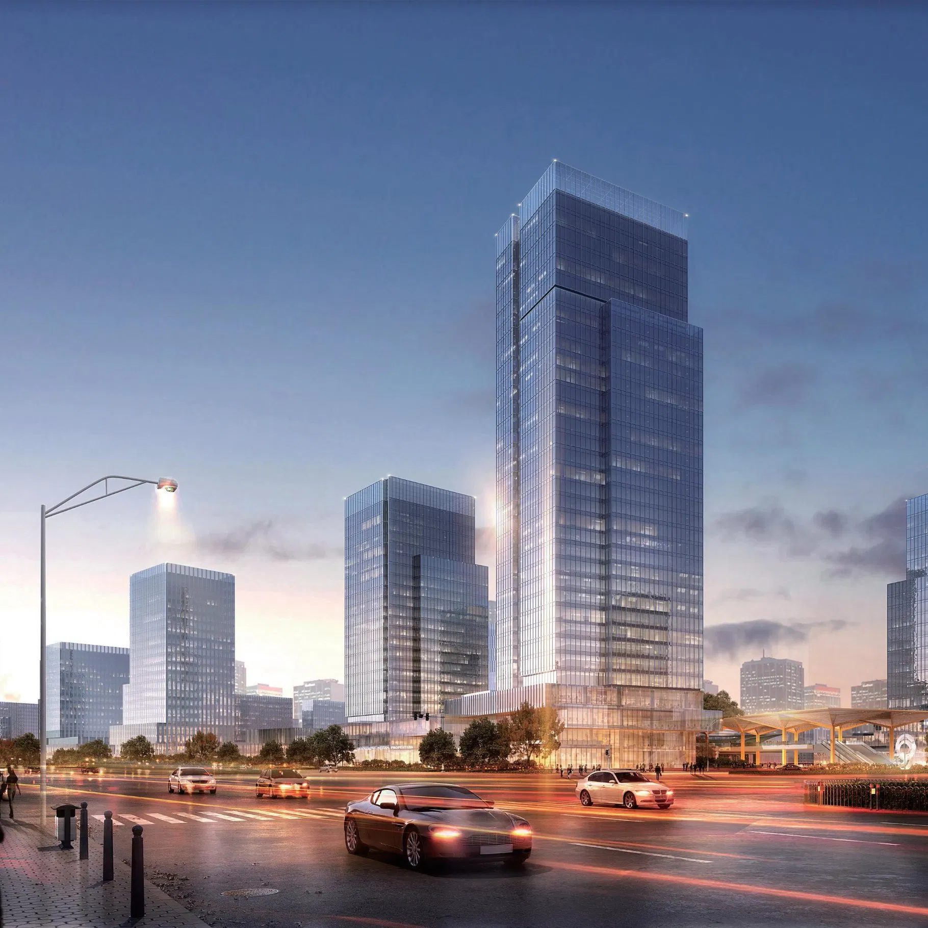 Estructura de acero modular prefabricada para edificio de gran altura para casa de truss y losa de piso