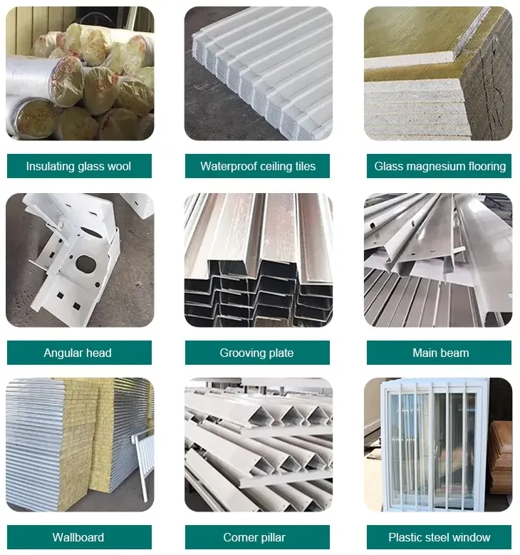 Detalles de Interiores y Estructuras