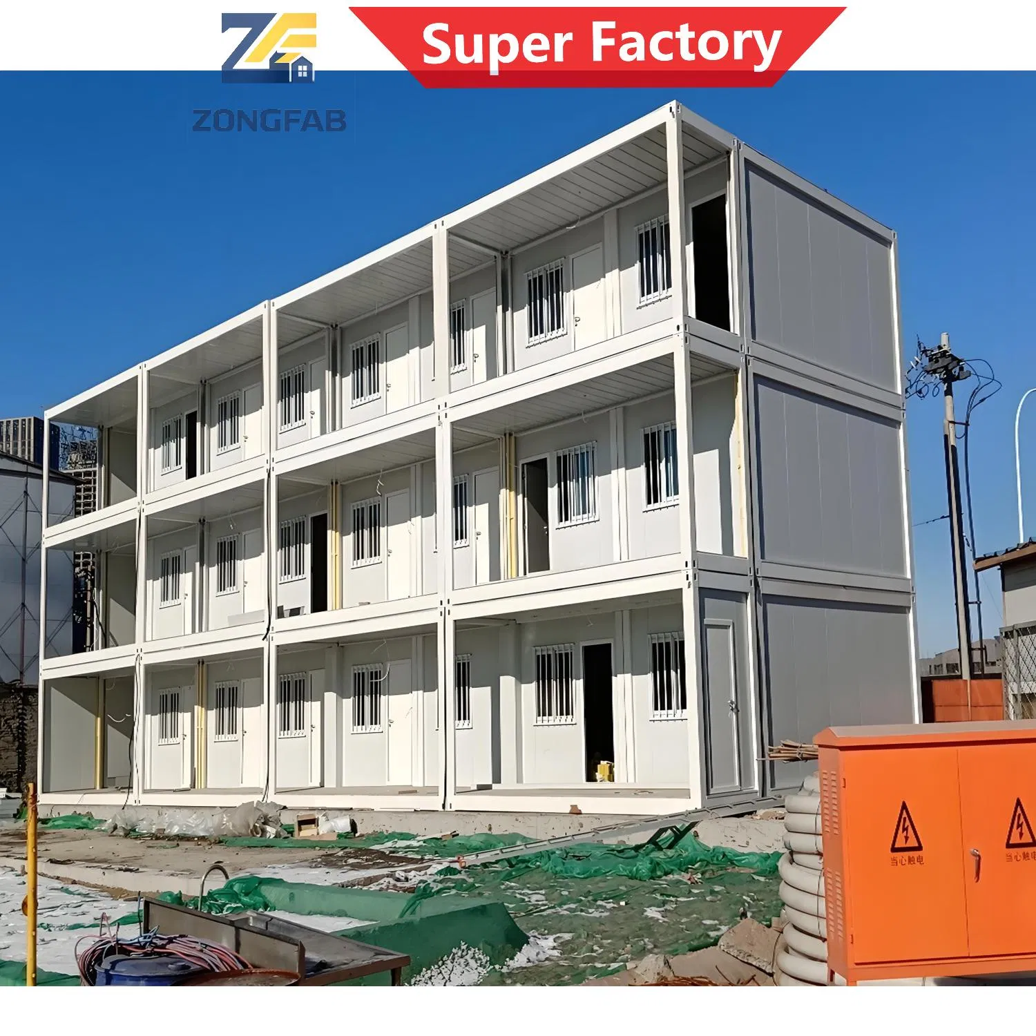 Edificio contenedor prefabricado de acero, vivienda, casa portátil, estudio, alquiler, turismo de alquiler, negocio