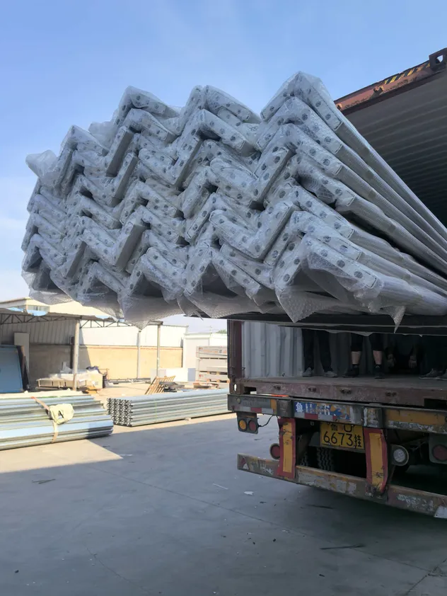 Embalaje y envío de estructura modular
