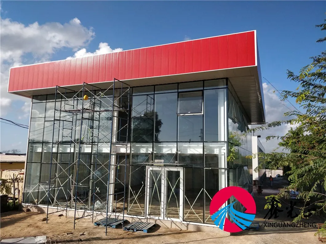 Estructura de acero finalizada