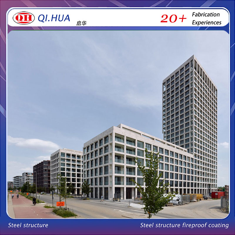 Edificio de oficinas modular prefabricado inteligente e integrado con apariencia moderna