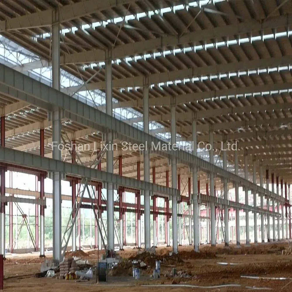 Edificio prefabricado de planta industrial, casa modular, oficina de estructura de acero