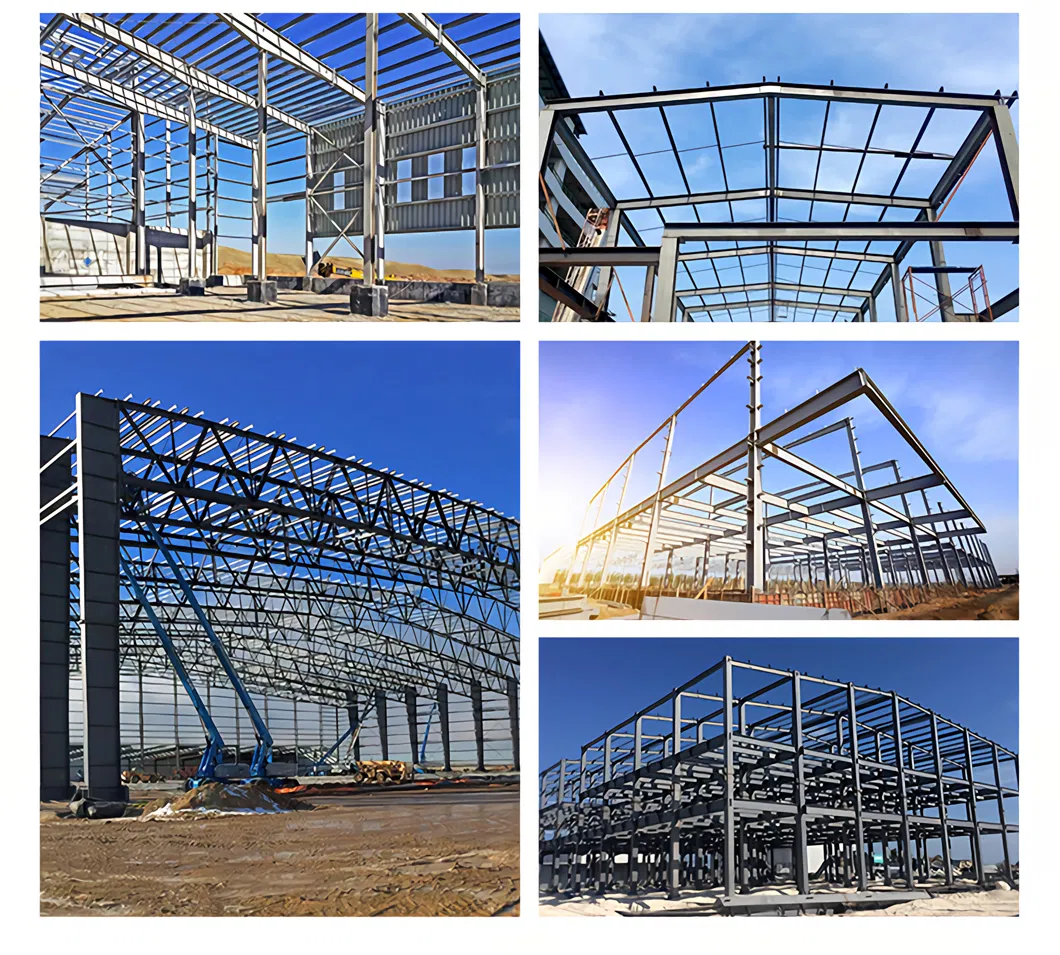 Diseño modular de edificio de estructura de acero eficiente en energía con paneles aislantes