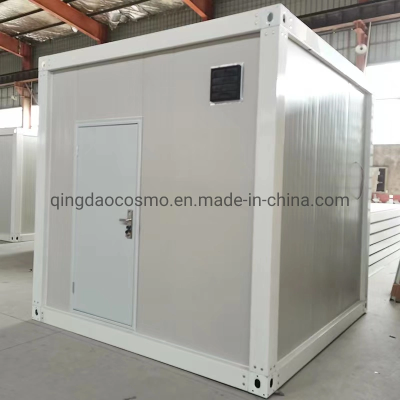 Edificio modular prefabricado de contenedor de acero y madera portátil y plegable de lujo