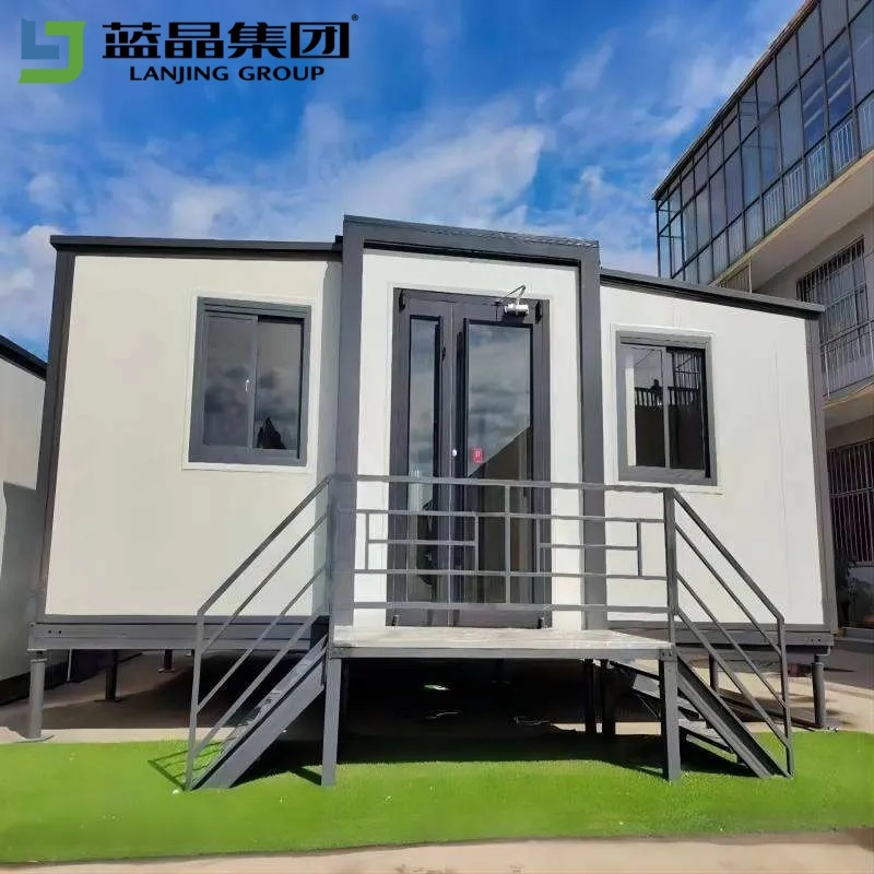 20FT 40FT Oficina Prefabricada Móvil Portátil Modular Villa de Lujo Casa Contenedor Expandible Plegable Edificio de Acero en Venta