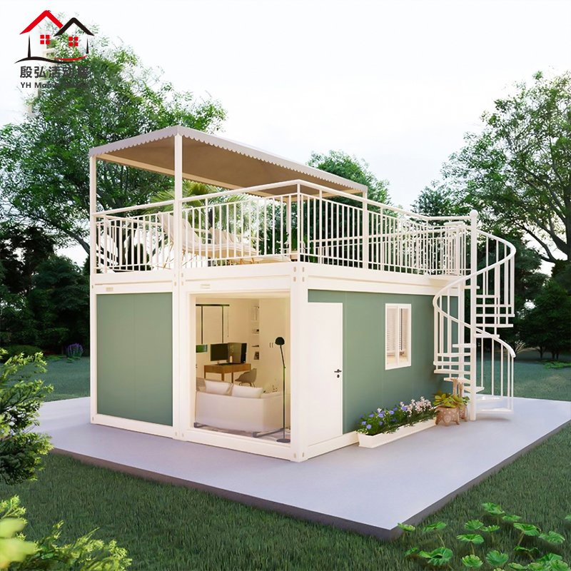 Edificio de oficina contenedor prefabricado moderno modular campamento de trabajo contenedor desmontable