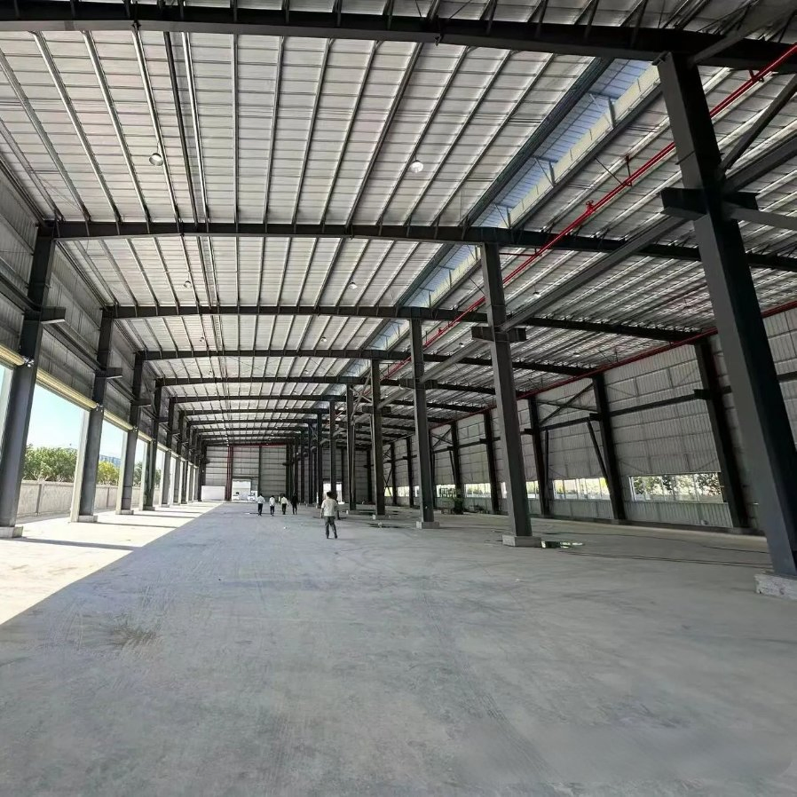 Buen precio, duradero, aislado, personalizado, edificio modular de acero con truss de grúa de almacén de China RS-C9999
