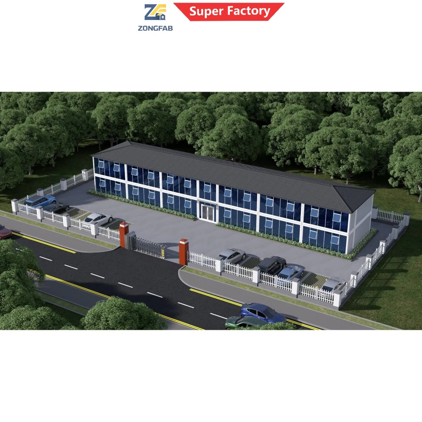Alojamiento para trabajadores de acero residencial prefabricado edificio contenedor vivienda oficina comercial negocio escuela