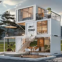 Materiales de construcción prefabricados para villas de lujo. Soluciones de construcción modular de alta gama