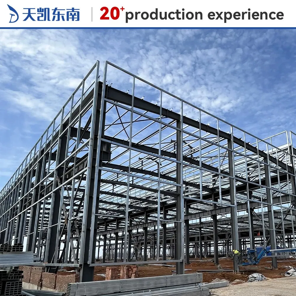 Construcción de acero estable de gran envergadura para oficina temporal modular