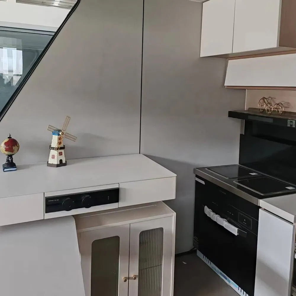 Casa cápsula modular prefabricada duradera para casas de vacaciones al aire libre