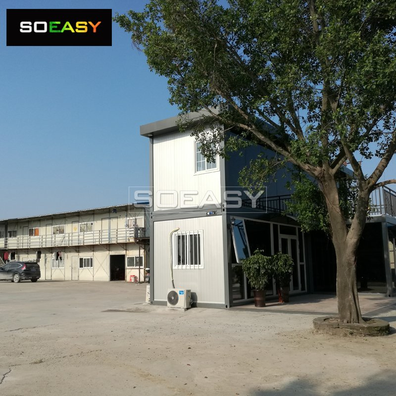 Precio barato embalaje estándar oficinas temporales arquitectura de contenedores de envío casas prefabricadas construcción