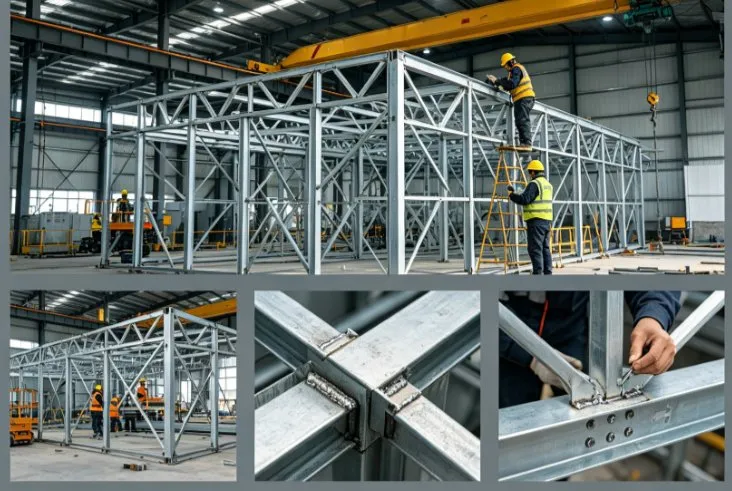 Modular Expandable Steel Structure Warehouse Building for Future Business Growth Need