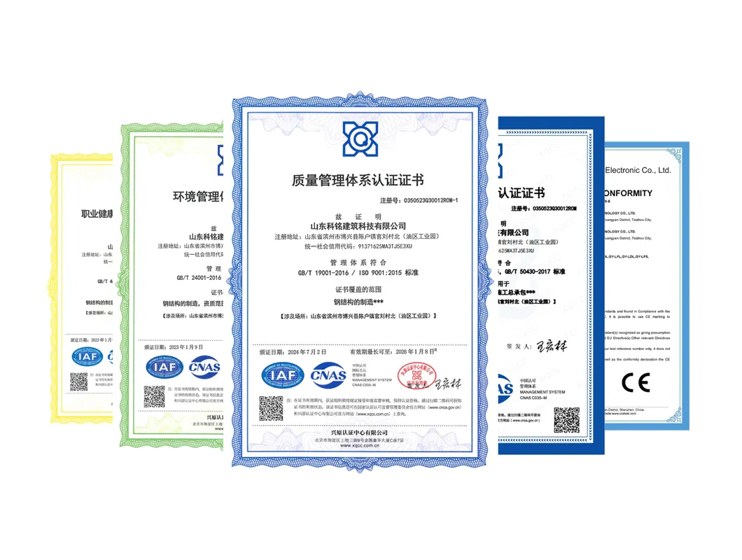 Certificación estructura de acero