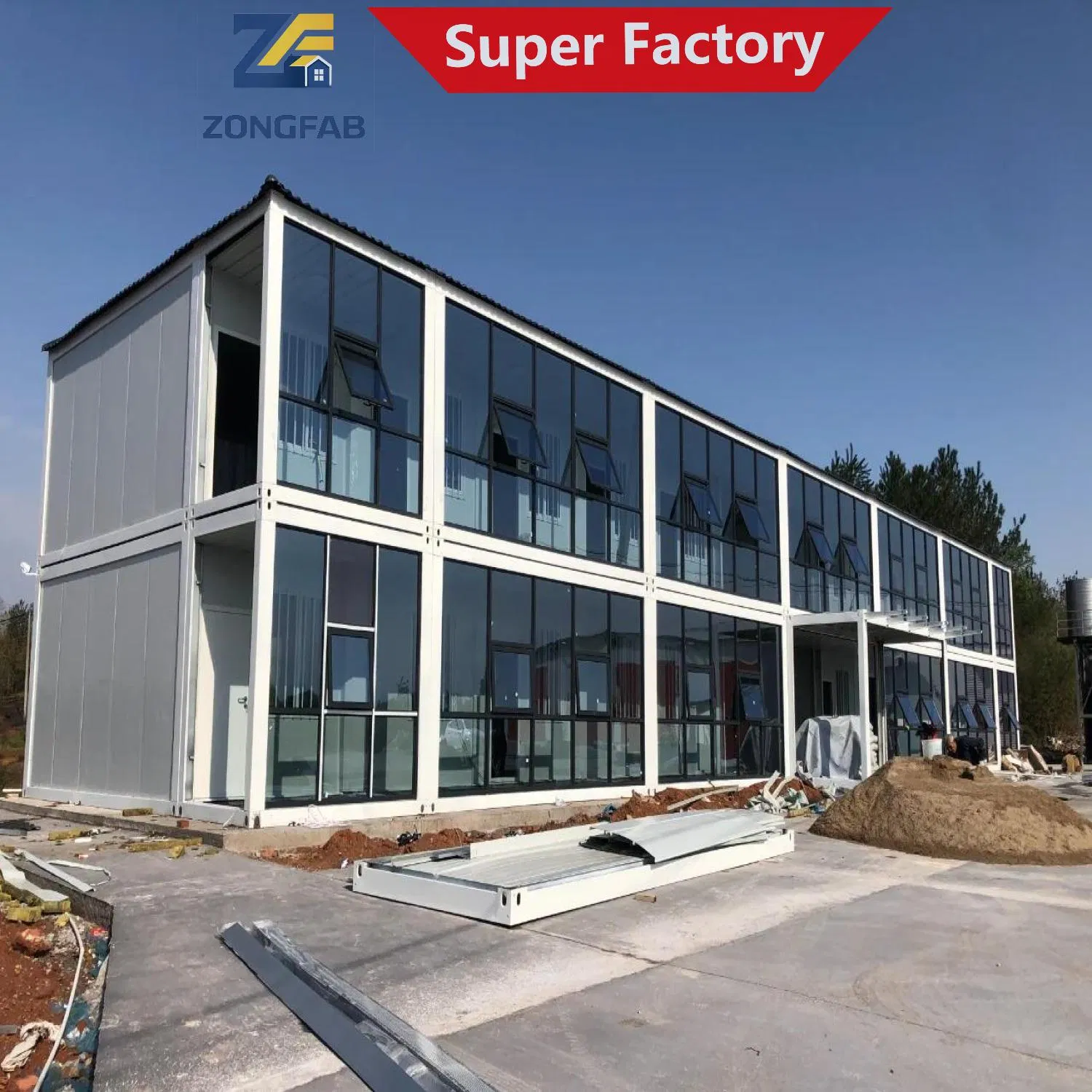 Edificio contenedor prefabricado de acero, vivienda, casa portátil, estudio, alquiler, turismo de alquiler, negocio