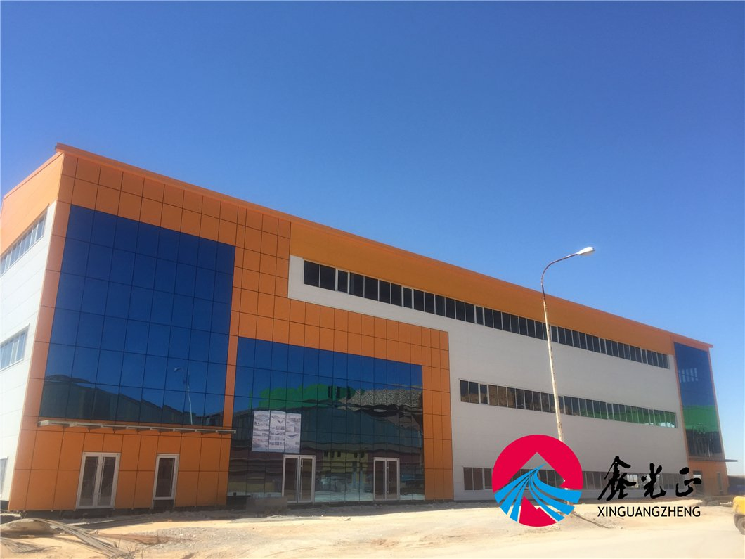 Edificio de taller industrial de estructura de acero modular prefabricada de una sola planta y de varias plantas