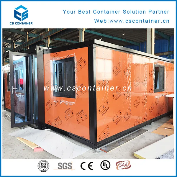 Casa modular portátil plegable expandible de contenedor prefabricado