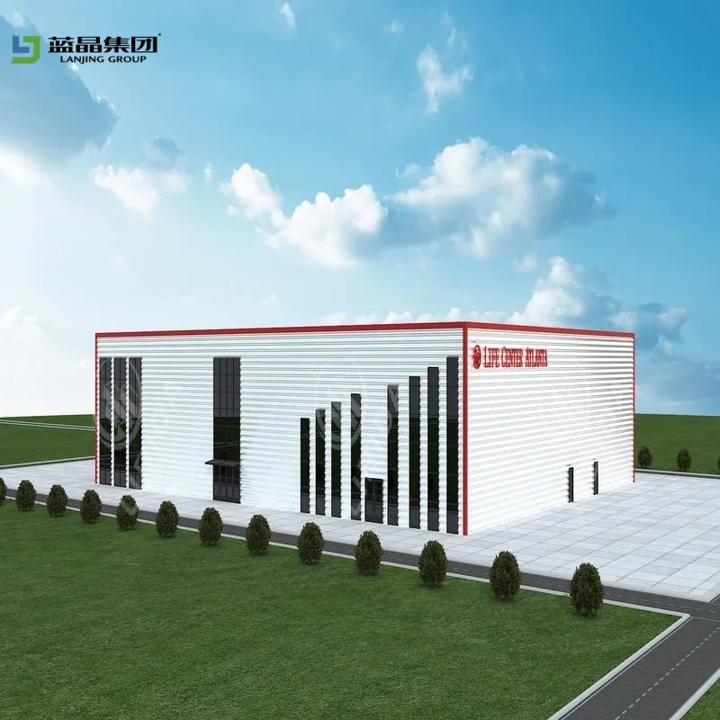 Gran Estructura Metálica Modular Prefabricada de Acero para Construcción de Edificios de Múltiples Pisos, Fábricas, Talleres y Almacenes