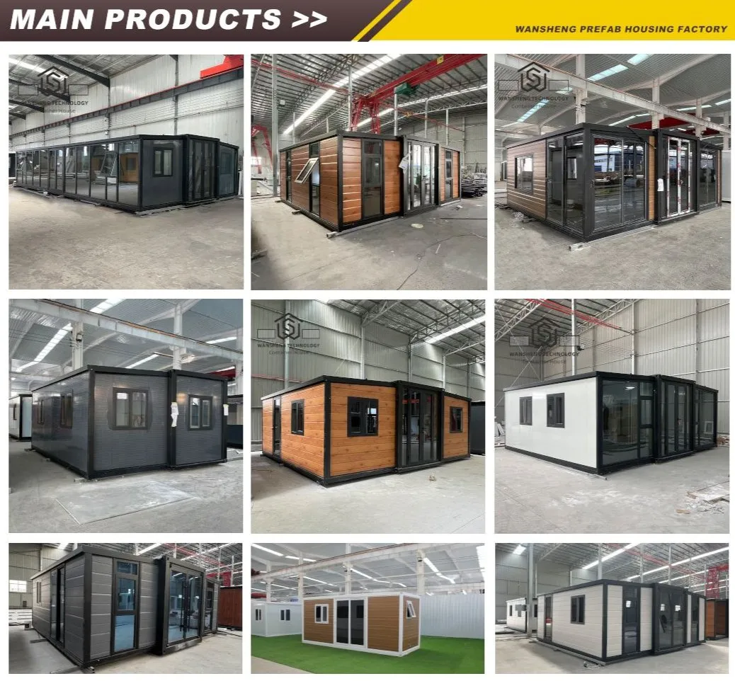 Gran conductividad térmica, eficiente en energía, seguro, portátil, casa modular expandible