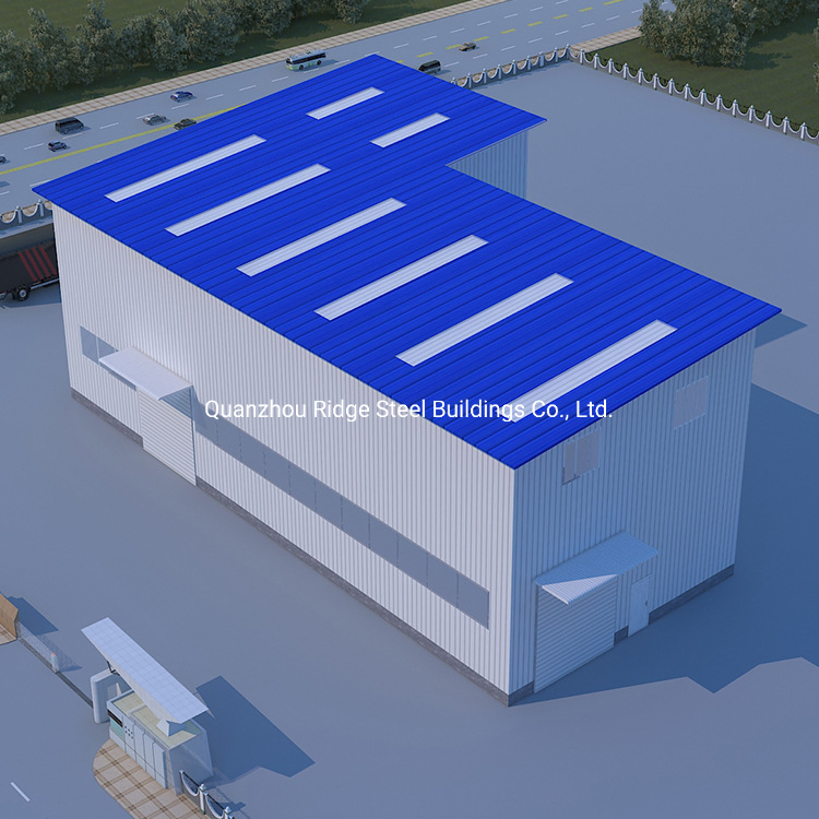 Estructura de acero prefabricada, edificio modular prefabricado para taller