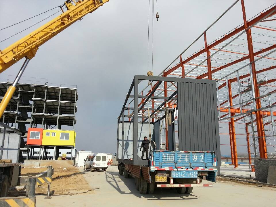 Edificios de oficinas modulares prefabricados de varios pisos