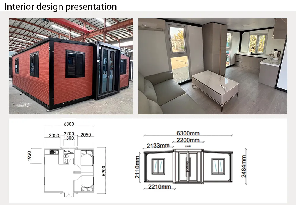 Edificio industrial moderno modular prefabricado personalizable