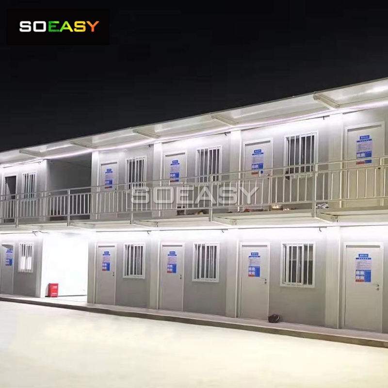 Precio barato embalaje estándar oficinas temporales arquitectura de contenedores de envío casas prefabricadas construcción