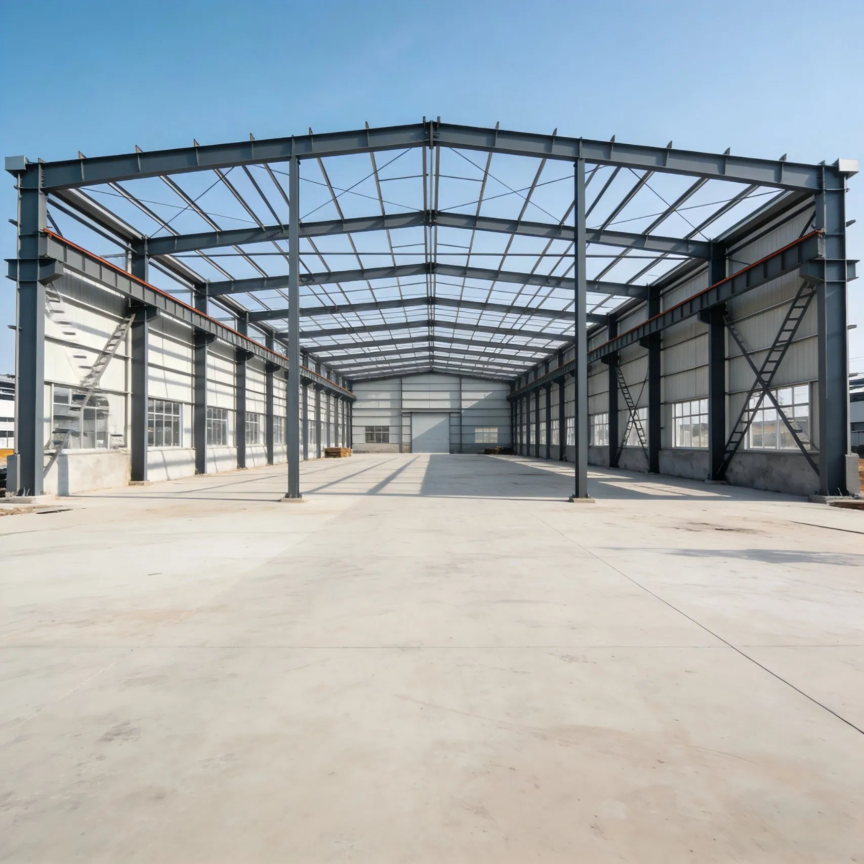 Solución de Edificio Modular de Estructura de Acero Industrial para Instalaciones de Producción a Gran Escala