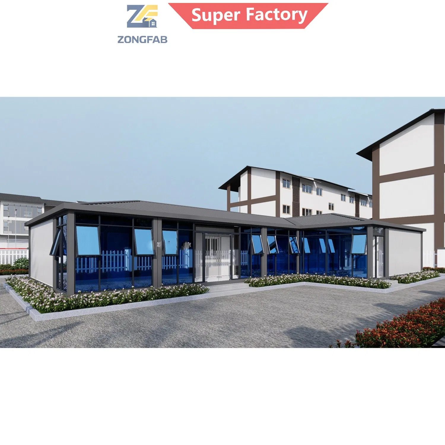 Alojamiento residencial acogedor de acero para trabajadores, edificio modular prefabricado, vivienda, alquiler de Airbnb, negocio turístico