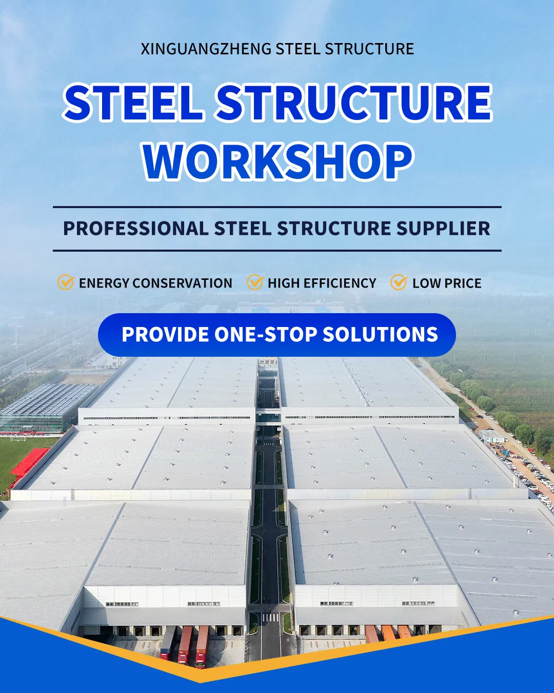 Estructura modular prefabricada de acero ligero