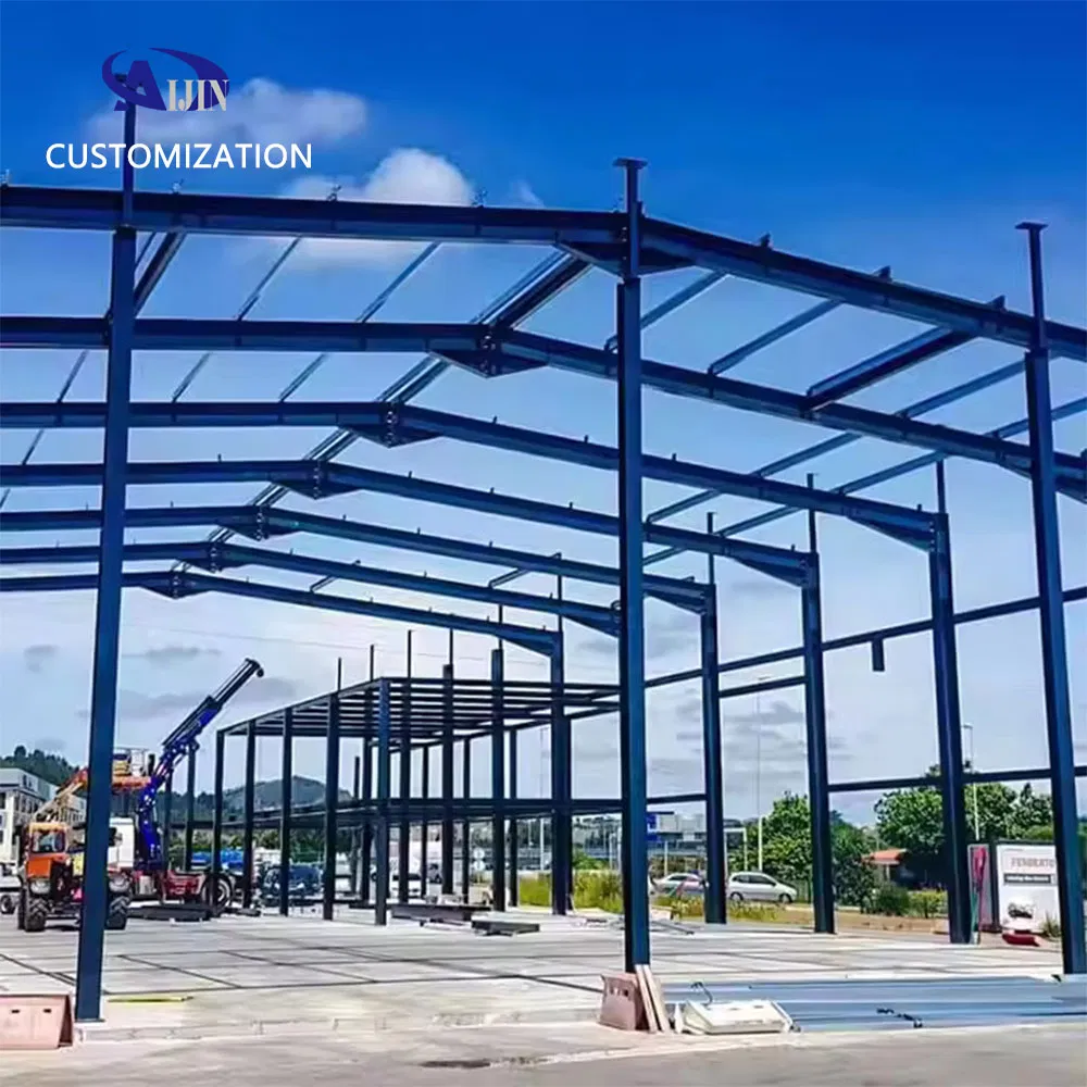 Edificio de estructura modular de acero para oficinas comerciales y almacenes