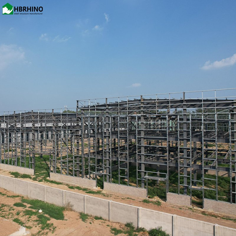 Talleres, fábricas, almacenes, edificios modulares de acero prefabricado de varios pisos