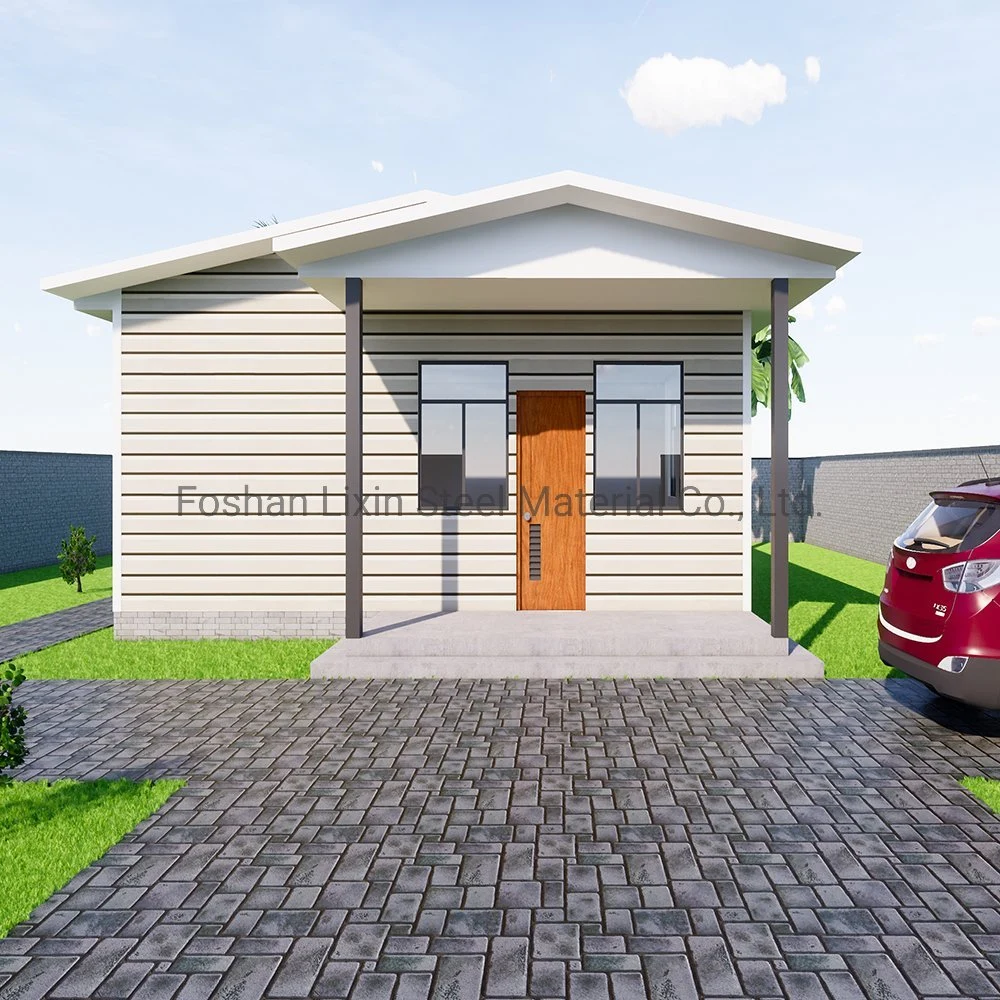 Casa prefabricada de villa con estructura de acero modular asequible