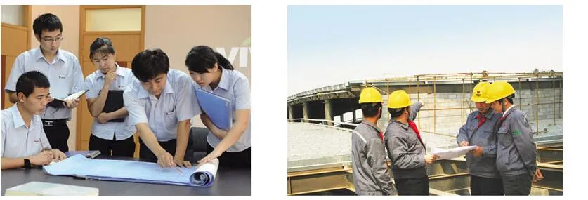 Equipo de producción para estructuras de acero