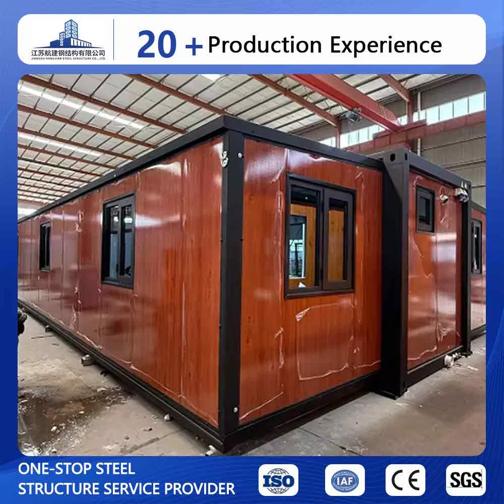 Prefabricated Prefab Capsule House Modular House Double Insulation Wall Energy Efficient Double Wing Expandable House