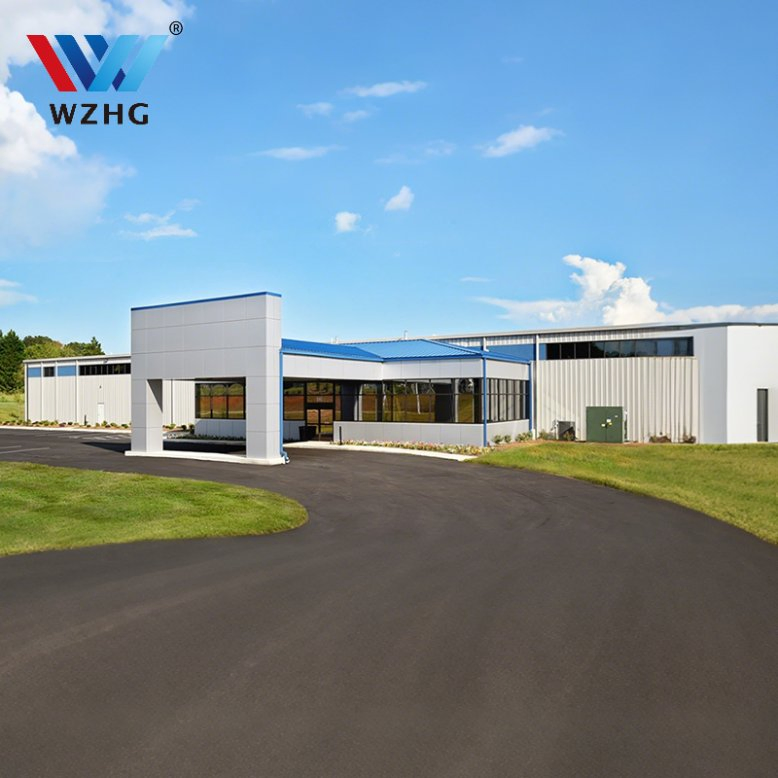 Complejo de oficinas modular de acero galvanizado de varios pisos con diseño eficiente en energía y a prueba de sonido