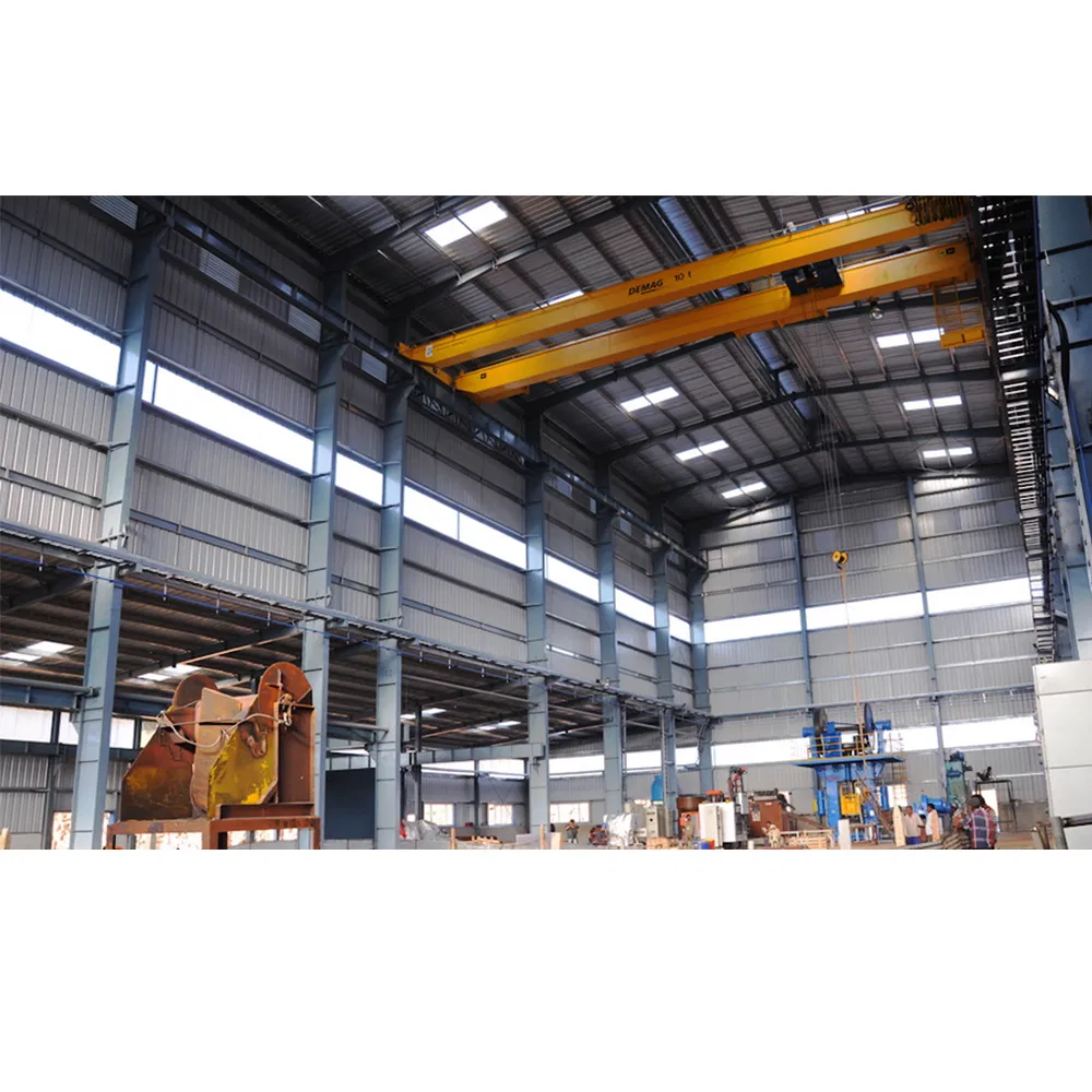 Taller de grúas estructuras de acero para casas modulares y construcción prefabricada