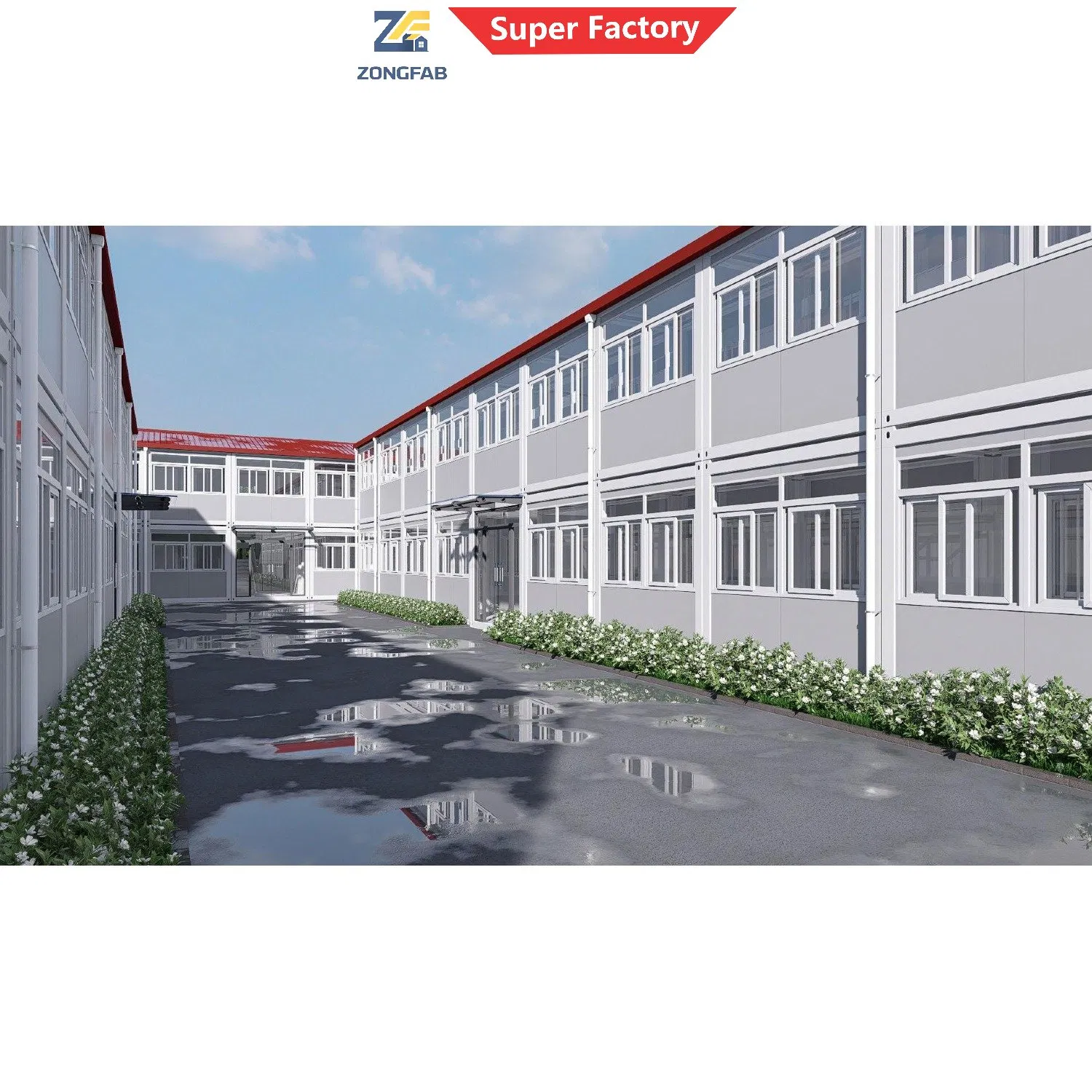 Alojamiento de acero vivienda residencial prefabricada contenedor construcción para alquiler turístico negocio de resort hotel restaurante junto al mar