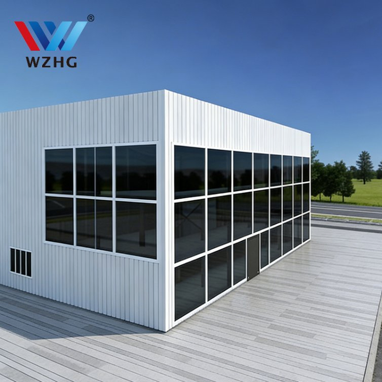 Edificio de acero bajo en carbono Eco Smart para almacén sostenible con diseño ecológico